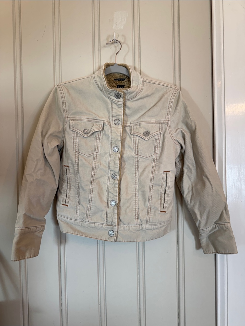 True Y2K 2003 Gap Corduroy Jacket Sherpa Lining Womens Small